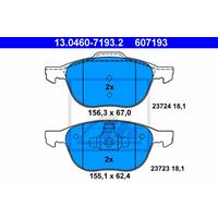 Remblokkenset, schijfrem ATE, u.a. für Ford, Volvo, Mazda