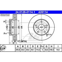 Bremsscheibe | f.becker_line (102 10593)