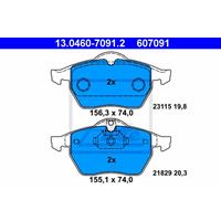 Remblokkenset, schijfrem ATE, u.a. für Vauxhall, Opel, Saab