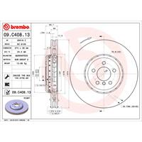 Bremsscheibe 'TWO-PIECE DISCS LINE' | BREMBO (09.C408.13)