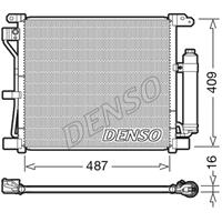 Condensor, airconditioning DENSO, u.a. für Nissan