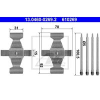 Zubehörsatz, Scheibenbremsbelag | ATE (13.0460-0269.2)