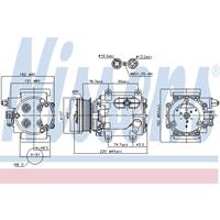 NISSENS Kompressor 89239 Klimakompressor,Klimaanlage Kompressor JAGUAR,S-TYPE CCX