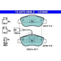 fiat Low dust Keramische remblokken