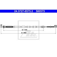 Seilzug, Feststellbremse hinten links ATE 24.3727-0575.2