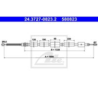 Seilzug, Feststellbremse hinten links ATE 24.3727-0823.2