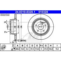 Bremsscheibe 'PowerDisc' | ATE (24.0310-0328.1)