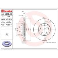 Bremsscheibe Vorderachse Brembo 09.A529.10