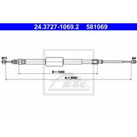 renault Handremkabel 24372710692