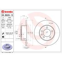 Bremsscheibe | BREMBO (08.B829.10)