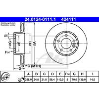 Bremsscheibe | f.becker_line (102 10711)