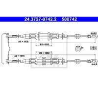 Seilzug, Feststellbremse hinten ATE 24.3727-0742.2