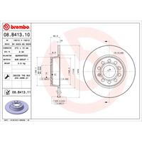Bremsscheibe 'COATED DISC LINE' | BREMBO (08.B413.11)