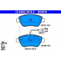 Remblokkenset, schijfrem ATE, u.a. für Fiat, Peugeot, Lancia, Citroën