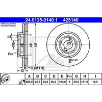 Bremsscheibe | f.becker_line (102 10408)