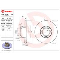 Bremsscheibe | BREMBO (08.2982.10)