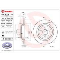 Bremsscheibe 'COATED DISC LINE' | BREMBO (09.B026.11)