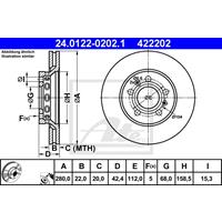 Bremsscheibe | f.becker_line (102 10539)