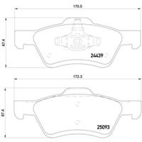 mazda Remblokken set