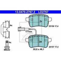 alfaromeo Low dust Keramische remblokken 13047027672