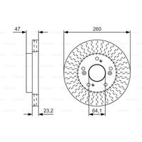 Bremsscheibe | BOSCH (0 986 479 U92)