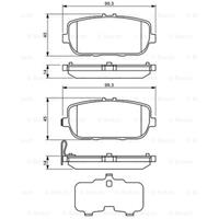 mazda Remblokken set BP1136