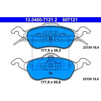 Bremsbelagsatz, Scheibenbremse | ATE (13.0460-7121.2)