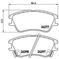 hyundai Remblokken set