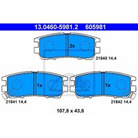 Bremsbelagsatz, Scheibenbremse | f.becker_line (104 10491)