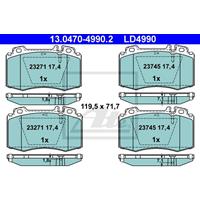 Remblokkenset, schijfrem ATE Ceramic ATE, u.a. für Mercedes-Benz