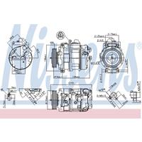 bmw Compressor, airconditioning 89359