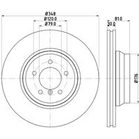 hellapagid Bremsscheibe 'PRO' | HELLA PAGID (8DD 355 109-981)