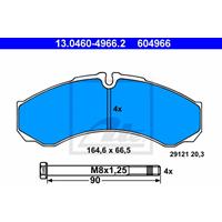 Remblokkenset, schijfrem ATE, u.a. für Iveco, Renault Trucks