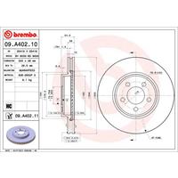 Bremsscheibe 'COATED DISC LINE' | BREMBO (09.A402.11)