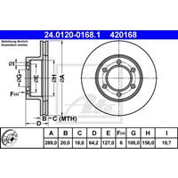 Bremsscheibe | f.becker_line (102 10710)