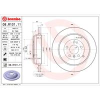 Bremsscheibe 'COATED DISC LINE' | BREMBO (08.R101.11)