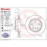 Remschijf COATED DISC LINE BREMBO, Remschijftype: Binnen geventileerd, u.a. für BMW