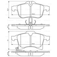 BOSCH Remblokken OPEL,VAUXHALL 0 986 494 513 93181189,93186713,93189698 Remblokkenset,Remblokkenset, schijfrem 93181189,93186713,93189698,93181189