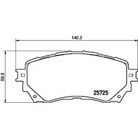 Remblokkenset, schijfrem BREMBO, u.a. für Mazda