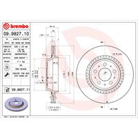 Bremsscheibe 'COATED DISC LINE' | BREMBO (09.9827.11)