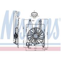 Lüfter, Motorkühlung Nissens 85706