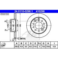 Bremsscheibe | f.becker_line (102 10369)