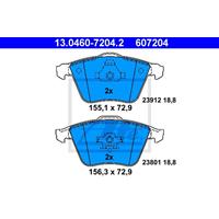 Remblokkenset, schijfrem ATE, u.a. für Volvo, Mazda, Saab, Vauxhall, Opel, Ford