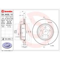 Bremsscheibe 'COATED DISC LINE' | BREMBO (09.A405.11)