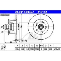 Bremsscheibe | f.becker_line (102 10682)