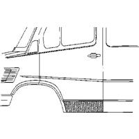 vanwezel Tür, Karosserie rechts unten außen Van Wezel 3070172