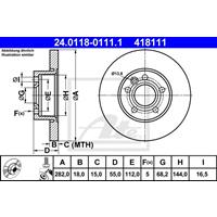 Bremsscheibe | f.becker_line (102 10393)