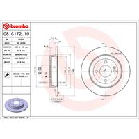 Bremsscheibe | BREMBO (08.C172.10)