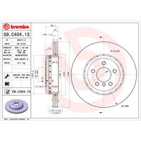 Bremsscheibe 'TWO-PIECE DISCS LINE' | BREMBO (09.C404.13)