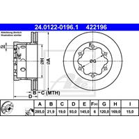 Bremsscheibe | f.becker_line (102 10537)